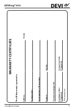 Preview for 11 page of Danfoss DEVIreg 610 Installation Manual