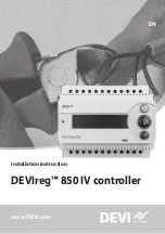 Preview for 1 page of Danfoss DEVIreg 850 IV Installation Instruction