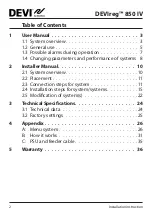 Preview for 2 page of Danfoss DEVIreg 850 IV Installation Instruction