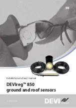 Preview for 1 page of Danfoss DEVIreg 850 Installation And User Manual