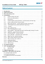 Preview for 3 page of Danfoss DEVIreg Multi Installation And User Manual