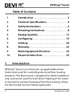 Предварительный просмотр 2 страницы Danfoss DEVIreg Smart Installation Manual