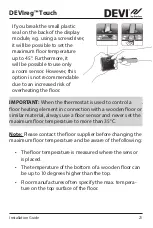 Предварительный просмотр 21 страницы Danfoss DEVIreg Touch Installation Manual