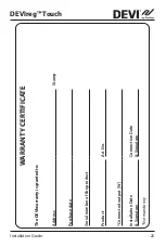 Предварительный просмотр 25 страницы Danfoss DEVIreg Touch Installation Manual