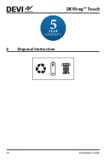 Preview for 26 page of Danfoss DEVIreg Touch Installation Manual