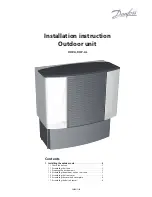 Preview for 1 page of Danfoss DHP-A Installation Instruction