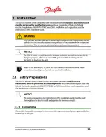 Предварительный просмотр 11 страницы Danfoss DLX 3.8 UL Installation Manual