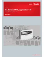 Danfoss ECL Comfort 110 Operating Manual предпросмотр