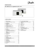 Предварительный просмотр 1 страницы Danfoss ECL Comfort 210 Installation Manual