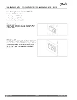 Предварительный просмотр 58 страницы Danfoss ECL Comfort 210 Installation Manual