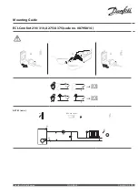 Предварительный просмотр 1 страницы Danfoss ECL Comfort 210 Mounting Manual