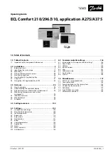 Предварительный просмотр 1 страницы Danfoss ECL Comfort 210 Operating Manual