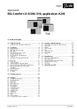 Предварительный просмотр 1 страницы Danfoss ECL Comfort 296 Operating Manual