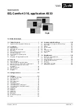 Danfoss ECL Comfort 310 Operating Manual preview