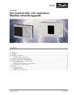 Danfoss ECL Comfort 310 Service Manual предпросмотр