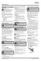 Preview for 8 page of Danfoss ECpipeguard 25 Operating Manual