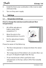 Предварительный просмотр 10 страницы Danfoss ECtemp 130 Installation Manual