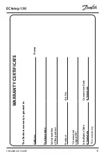 Предварительный просмотр 15 страницы Danfoss ECtemp 130 Installation Manual