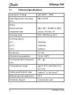 Предварительный просмотр 4 страницы Danfoss ECtemp 530 Installation Instructions Manual