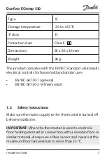 Preview for 5 page of Danfoss ECtemp 530 Installation Manual