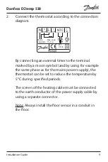 Предварительный просмотр 9 страницы Danfoss ECtemp 530 Installation Manual