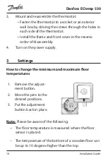 Предварительный просмотр 10 страницы Danfoss ECtemp 530 Installation Manual