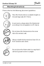 Preview for 7 page of Danfoss ECtemp 531 Installation Manual