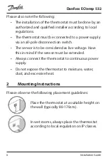 Preview for 6 page of Danfoss ECtemp 532 Installation Manual