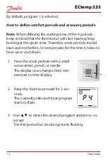 Preview for 12 page of Danfoss ECtemp 535 User Manual