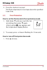 Preview for 15 page of Danfoss ECtemp 535 User Manual