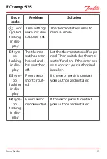 Preview for 19 page of Danfoss ECtemp 535 User Manual