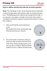 Предварительный просмотр 11 страницы Danfoss ECtemp 550 User Manual