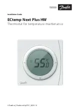 Preview for 1 page of Danfoss ECtemp Next Plus HW Installation Manual