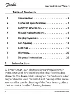 Предварительный просмотр 2 страницы Danfoss ECtemp Smart Installation Manual