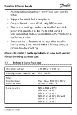 Preview for 3 page of Danfoss ECtemp Touch Installation Manual