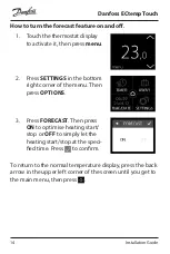 Preview for 14 page of Danfoss ECtemp Touch Installation Manual