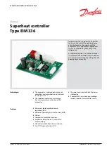 Preview for 1 page of Danfoss EIM 336 Manual