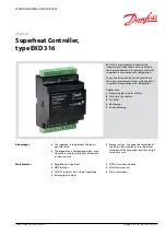 Предварительный просмотр 1 страницы Danfoss EKD 316 Manual