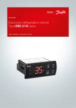 Предварительный просмотр 1 страницы Danfoss ERC 21 Series User Manual