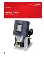 Предварительный просмотр 1 страницы Danfoss ET4020 Operator'S Manual