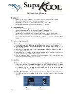 Предварительный просмотр 2 страницы Danfoss EvaKool SupaKool Instruction Manual