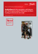 Предварительный просмотр 1 страницы Danfoss EvoFlat Reno Mounting And Operating Manual