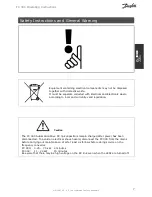 Preview for 7 page of Danfoss FC 300 Operating	 Instruction