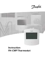 Предварительный просмотр 1 страницы Danfoss FH-CWP Instruction