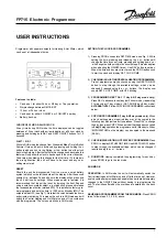 Предварительный просмотр 3 страницы Danfoss FP715 Quick Start Manual