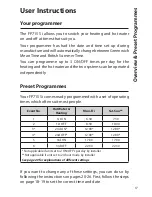 Предварительный просмотр 17 страницы Danfoss FP715Si Installation & User'S Instructions