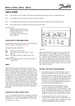 Предварительный просмотр 1 страницы Danfoss FP75 User Manual