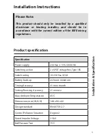 Preview for 3 page of Danfoss FP975 Installation & User'S Instructions