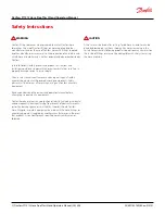 Preview for 2 page of Danfoss FT1312 Operator'S Manual