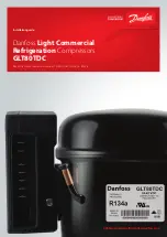 Danfoss GLT80TDC Installation Manual предпросмотр